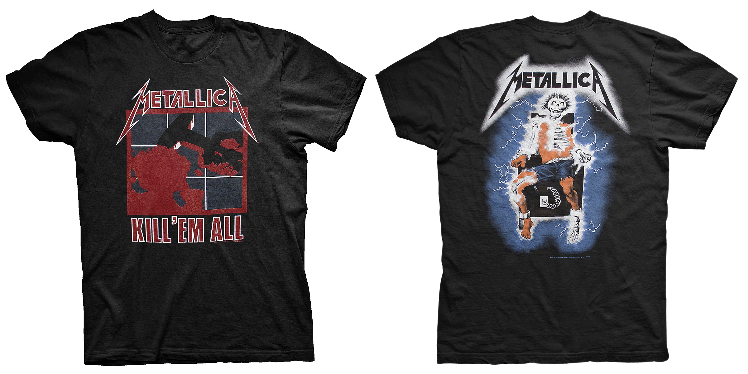 Metallica Kill 'Em All Black T-Shirt - Probity Wholesale