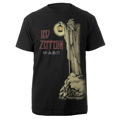 Led Zeppelin Hermit Black T-shirt - Probity Wholesale