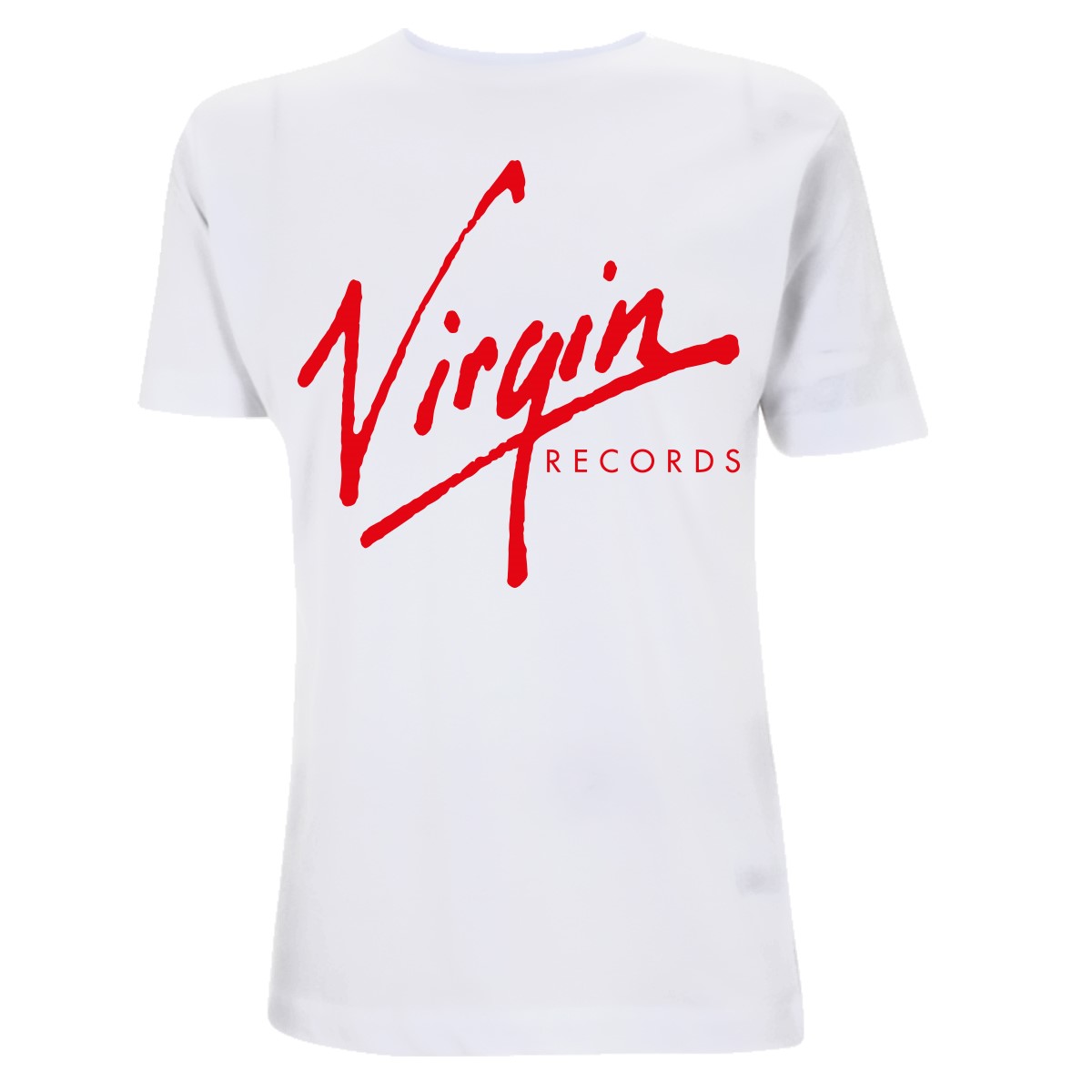 Virgin Records - Logo White T - Probity Wholesale